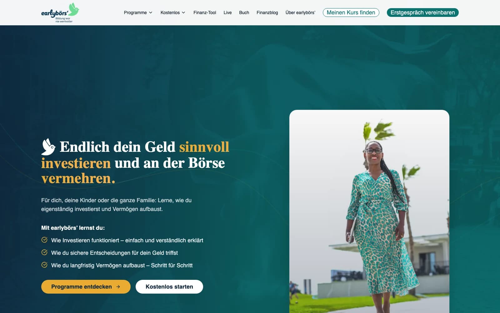 Startseite von earlyboers.de
