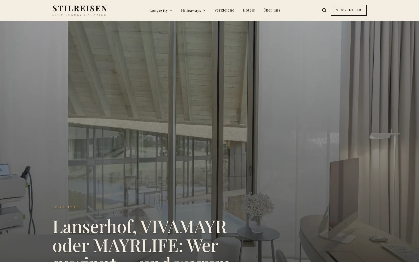 Startseite von stilreisen.com
