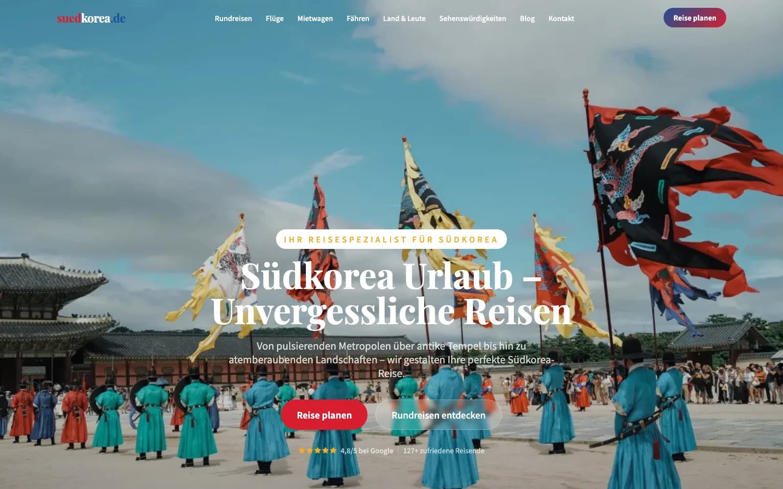 Startseite von suedkorea.de